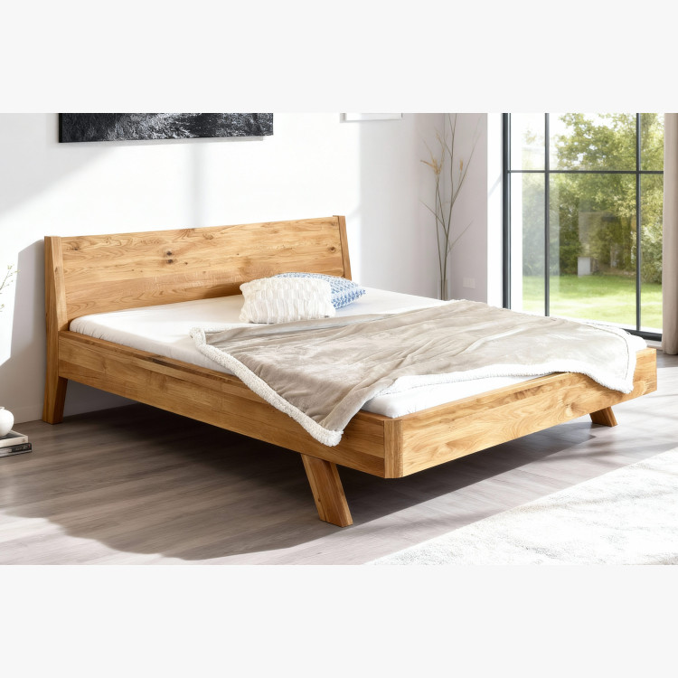 Tömör tölgy ágy, marina 180 x 200 cm  - 14