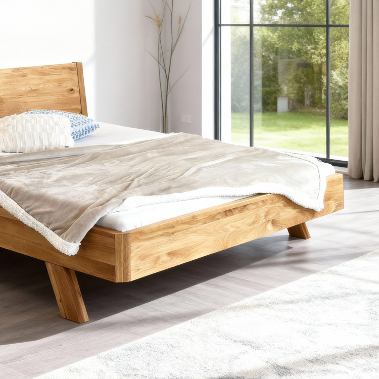 Tömör tölgy ágy, marina 180 x 200 cm  - 16