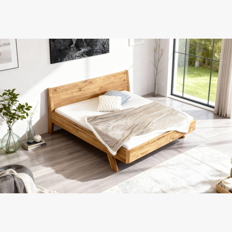 Tömör tölgy ágy, marina 180 x 200 cm  - 18