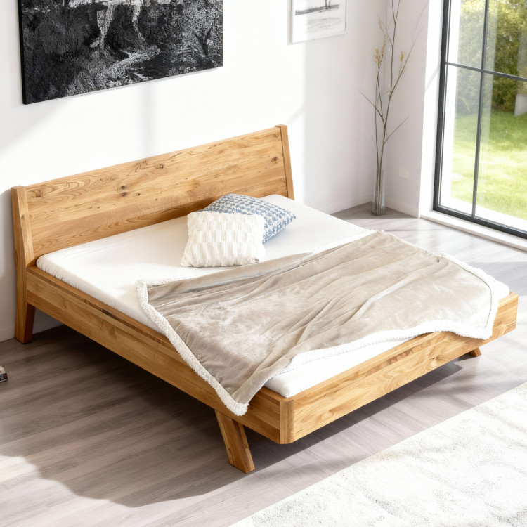 Tömör tölgy ágy, marina 180 x 200 cm  - 19