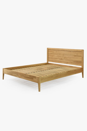 Franciaágy tölgyfa lábakkal, Praha modell  - 0 2