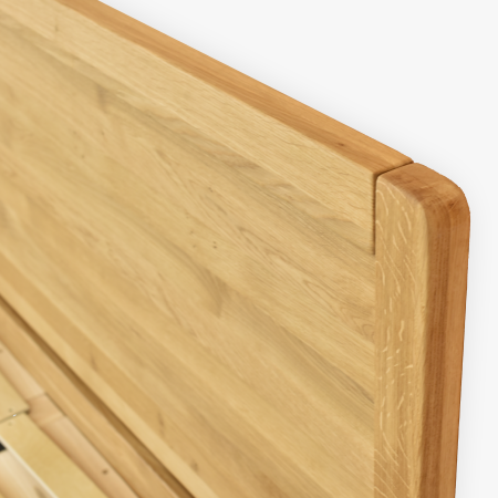 Franciaágy tölgyfa lábakkal, Praha modell  - 3