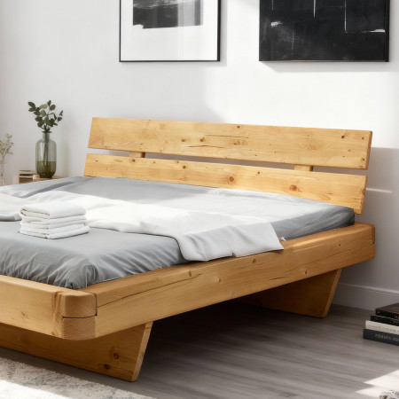 Őszinte fenyőből készült masszív ágy 180 cm  - 20