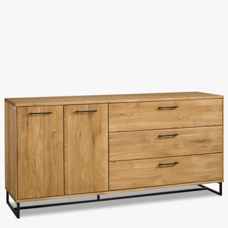 Nagy komód a hálószobába - Loft stílusú tömörfa, Lagos 49  - 1