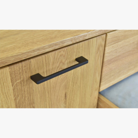 Magas vitrin fekete fém lábakkal, Lagos 10  - 9