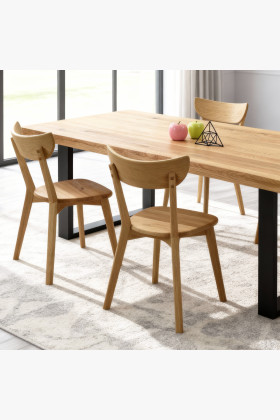 Dub tölgy szék Country - Masszív - MEGA akció  - 1 2