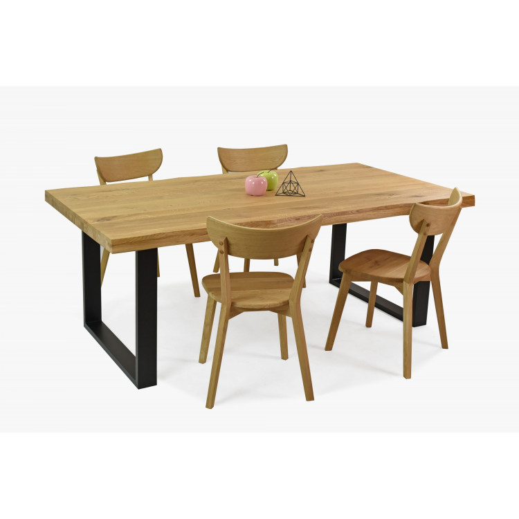 Tölgy Étkezőszett Eva Székekkel  - 14