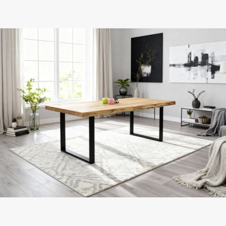 Tölgy Étkezőszett Eva Székekkel  - 16