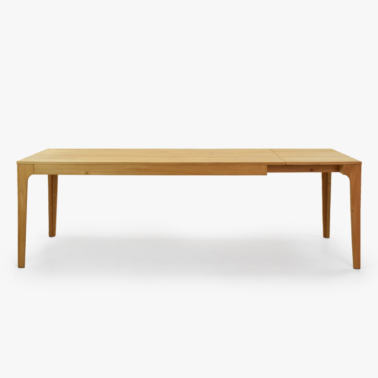 Bővíthető tömörfa asztal - tölgyfa, 180 cm hosszú  - 3