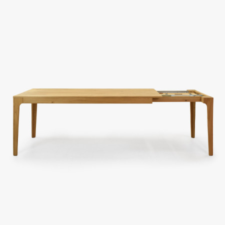 Bővíthető tömörfa asztal - tölgyfa, 180 cm hosszú  - 10