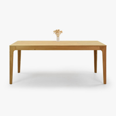 Bővíthető tömörfa asztal - tölgyfa, 180 cm hosszú  - 20