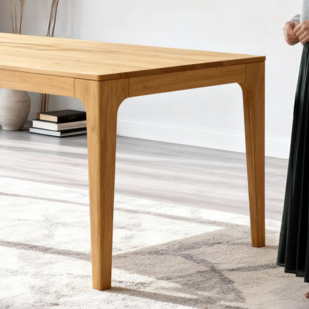 Bővíthető tömörfa asztal - tölgyfa, 180 cm hosszú  - 30