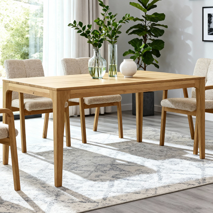 Bővíthető tömörfa asztal - tölgyfa, 180 cm hosszú  - 31