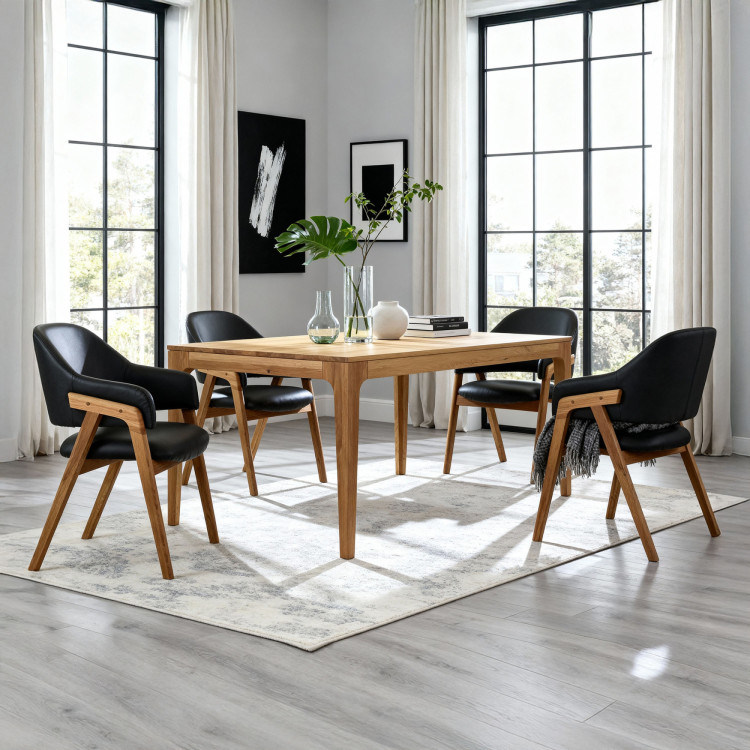 Lucas + Beny tömör tölgyfa étkező garnitúra  - 1