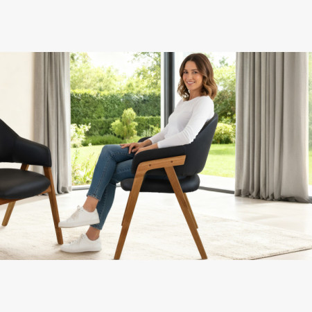 Lucas + Beny tömör tölgyfa étkező garnitúra  - 6