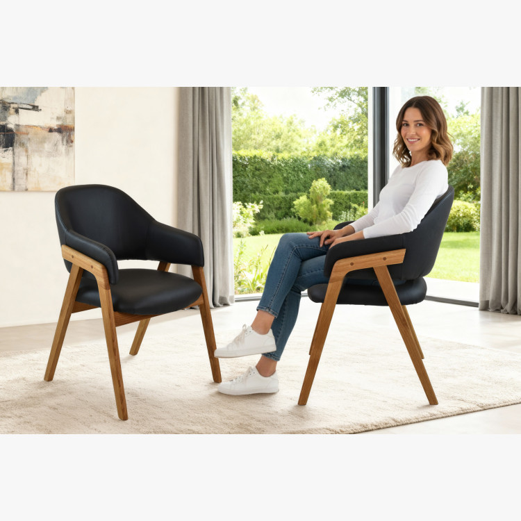 Lucas + Beny tömör tölgyfa étkező garnitúra  - 8