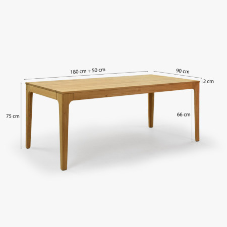 Lucas + Beny tömör tölgyfa étkező garnitúra  - 15