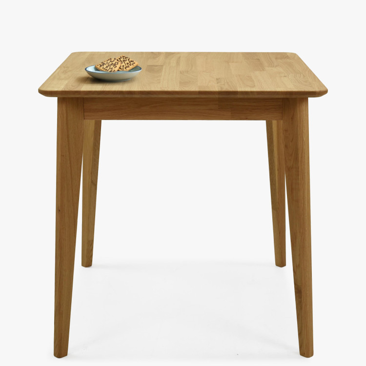 Étkezőkészlet két személy számára – tölgyfa asztal és székek  - 11