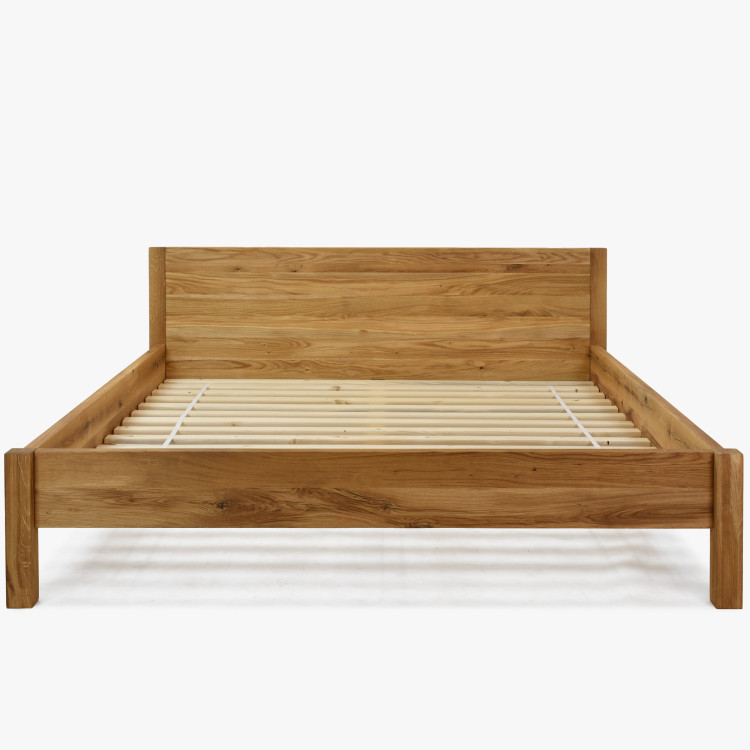 Franciaágy tömör tölgyfa 160 x 200 cm  - 6