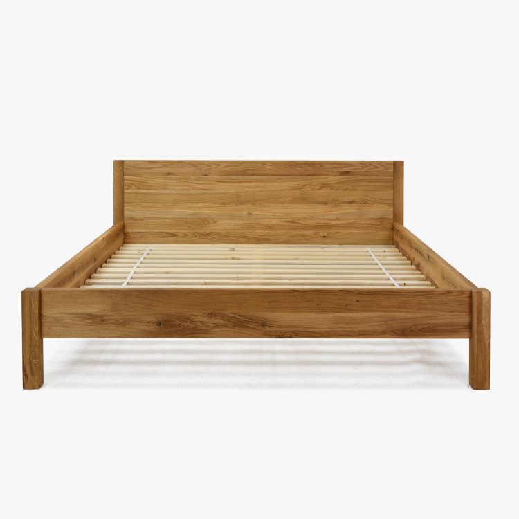 Franciaágy tömör tölgyfa 160 x 200 cm  - 13