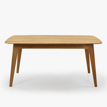 Luxusos tömör tölgy asztal 160 x 90 cm kihúzhatóval  - 9