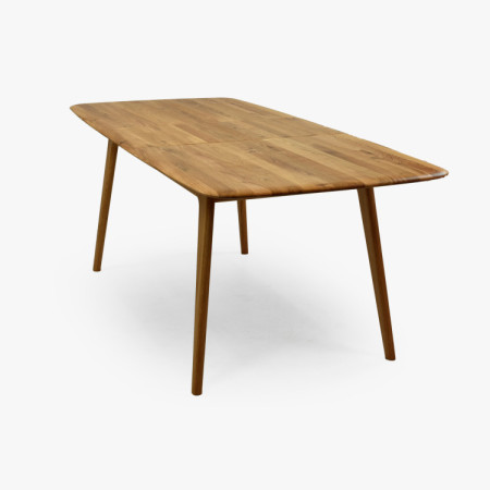 Luxusos tömör tölgy asztal 160 x 90 cm kihúzhatóval  - 14