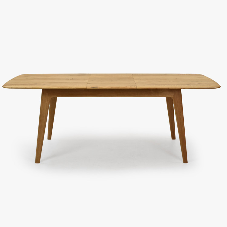 Luxusos tömör tölgy asztal 160 x 90 cm kihúzhatóval  - 16