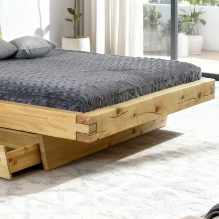 Masszív ágy két személyre, lucfenyő - Matúš 160 x 200 cm  - 4