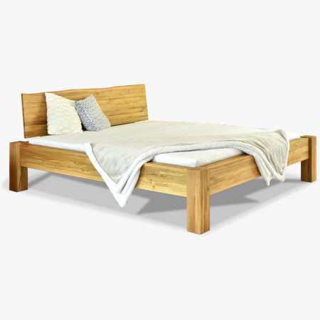 Franciaágy tömör tölgyből, Dunaj 180 x 200 cm  - 11