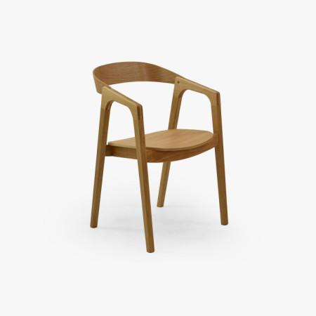 Tölgyfa étkezőasztal Robi 160 x 90 és design székek Brando  - 2