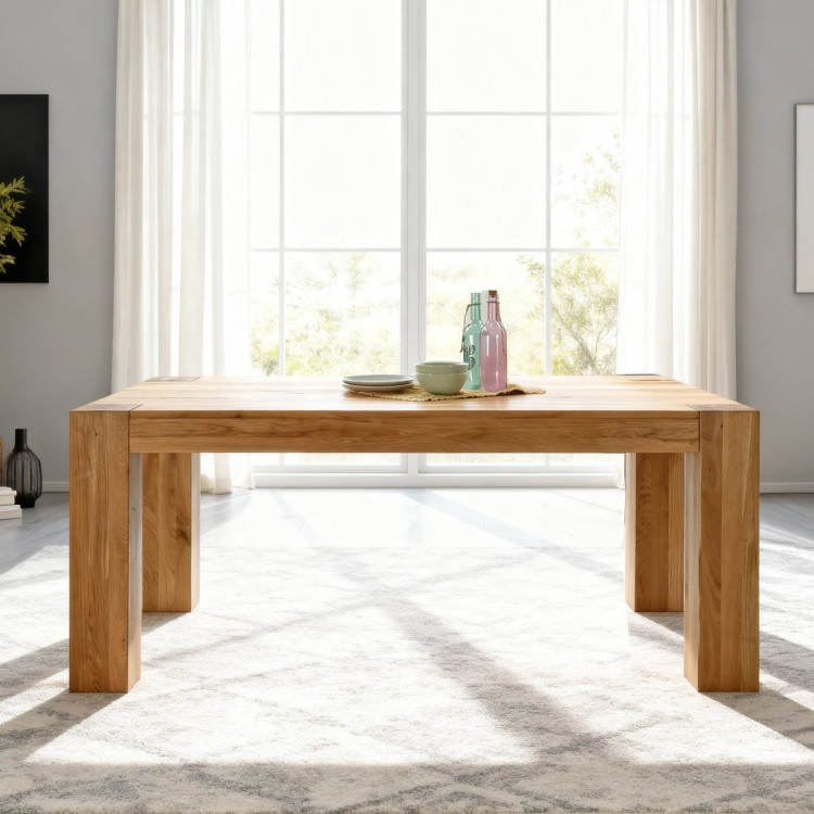 Dubfa étkezőasztal masszív DUB, George 180 x 100 cm  - 4