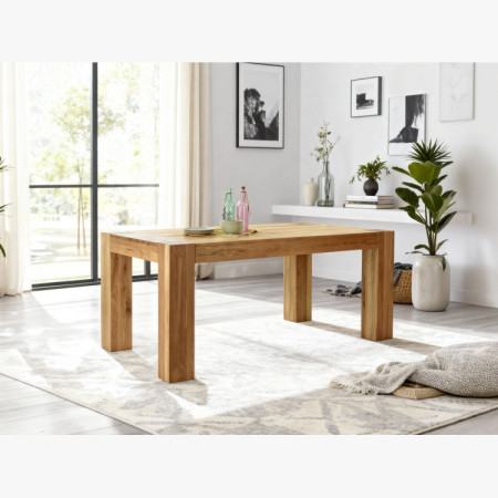 Dubfa étkezőasztal masszív DUB, George 180 x 100 cm  - 9