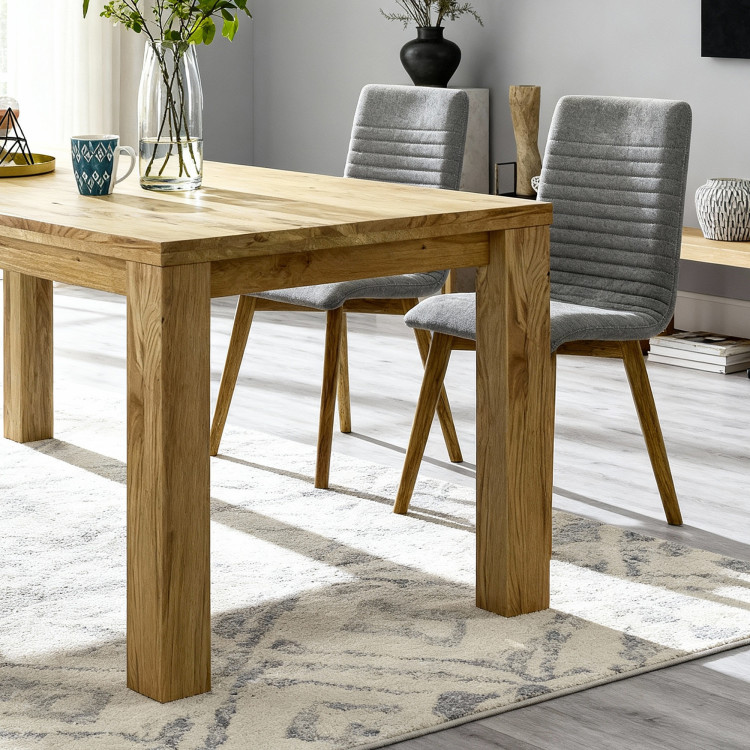 Masszív étkezőasztal tölgy, Bratislava 160 x 90 cm  - 2