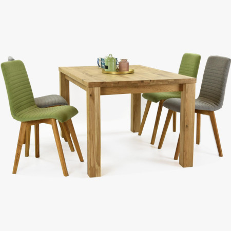 Masszív étkezőasztal tölgy, Bratislava 160 x 90 cm  - 7