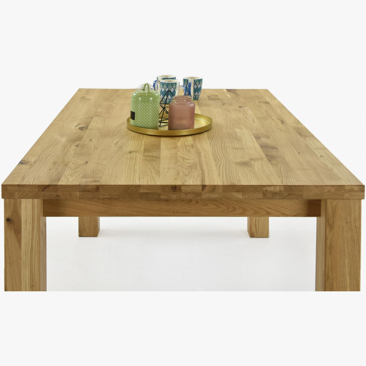 Masszív étkezőasztal tölgy, Bratislava 160 x 90 cm  - 8