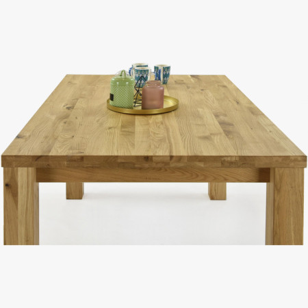 Masszív étkezőasztal tölgy, Bratislava 160 x 90 cm  - 8