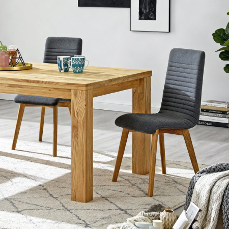 Masszív étkezőasztal tölgy, Bratislava 160 x 90 cm  - 19