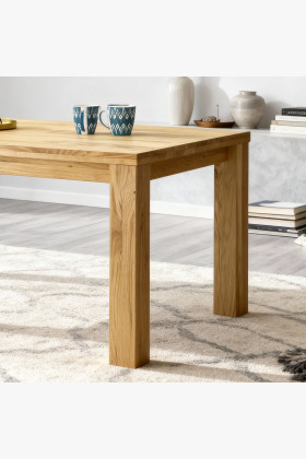 Masszív fa étkezőasztal dió, Bratislava 180 x 90 cm  - 1 2