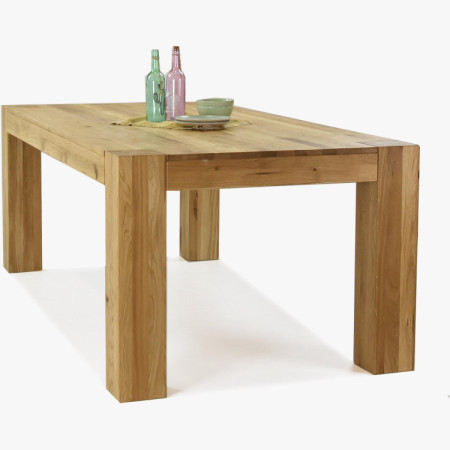 Dubfa étkezőasztal tömör DUB, George 220 x 100 cm  - 9