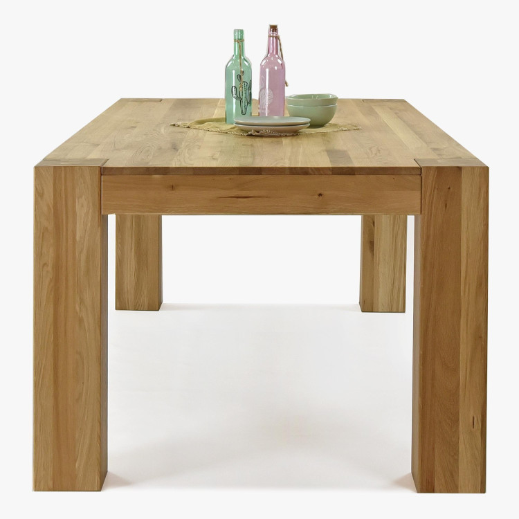 Dubfa étkezőasztal tömör DUB, George 220 x 100 cm  - 10