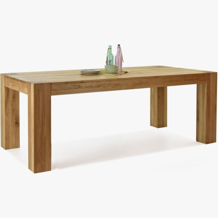 Dubfa étkezőasztal tömör DUB, George 220 x 100 cm  - 11