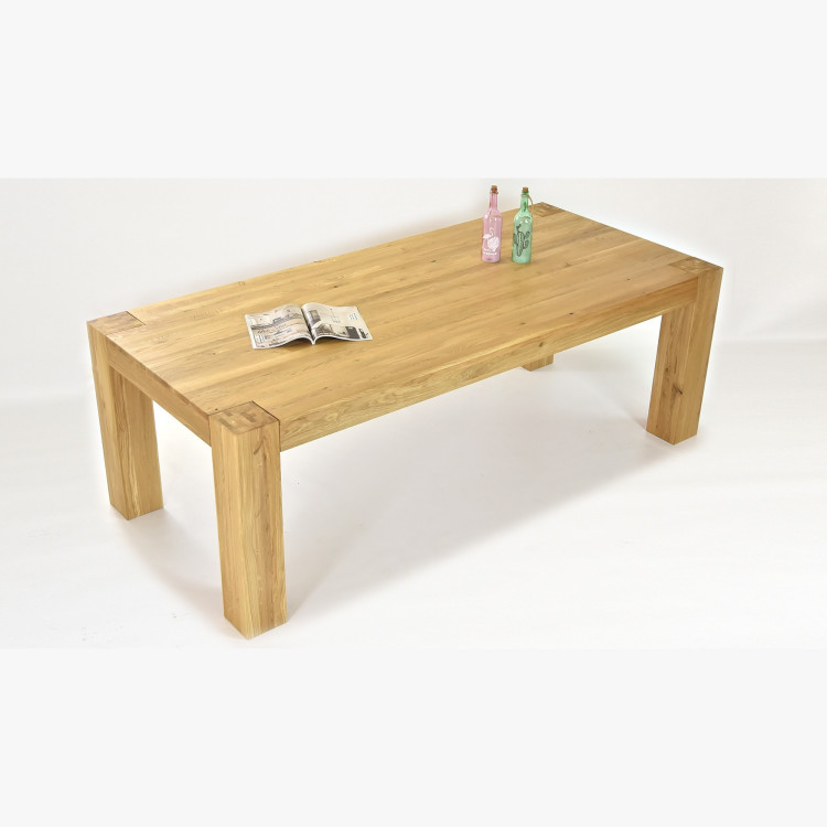 Dubfa étkezőasztal tömör DUB, George 220 x 100 cm  - 15