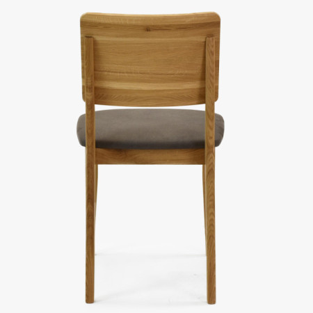 Tölgyfa asztal 180 x 90 cm és 4 db fa szék  - 15