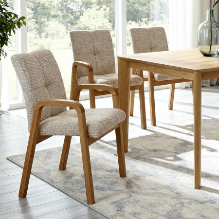 Designos tölgyfa asztal 180 x 90 cm  - 14