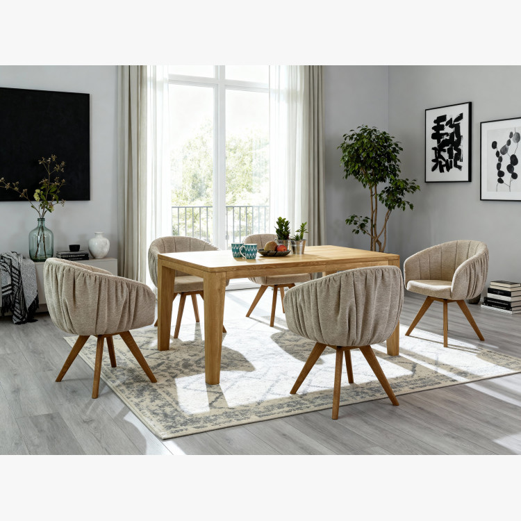 Dubfa karosszék karfával fordítható szürke  - 14