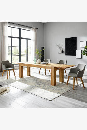 Modern étkező garnitúra tömör fából  - 1