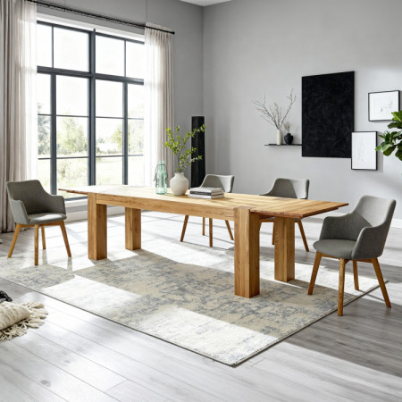 Modern étkező garnitúra tömör fából  - 1