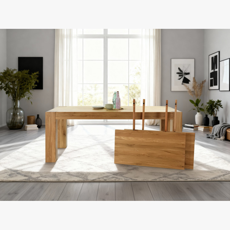 Modern étkező garnitúra tömör fából  - 8