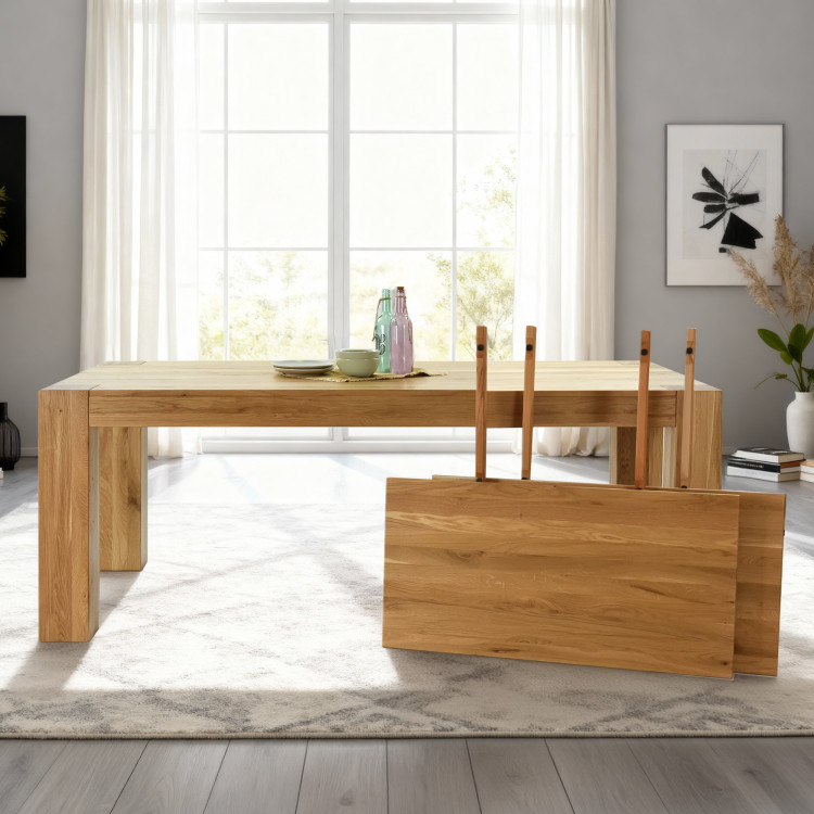 Modern étkező garnitúra tömör fából  - 9