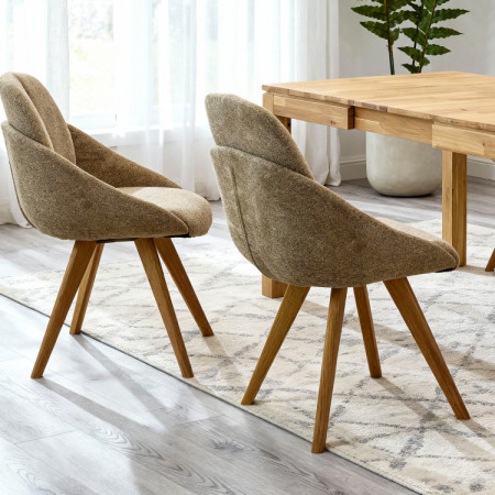 Masszív kihúzható asztal 120 x 80 cm, + 50 cm  - 34